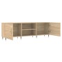 TV cabinet engineered wood Sonoma oak 150x30x50 cm by vidaXL, TV Furniture - Ref: Foro24-829079, Price: 88,94 €, Discount: %