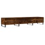 Smoked oak engineered wood TV cabinet 150x36x30 cm by vidaXL, TV Furniture - Ref: Foro24-829177, Price: 127,88 €, Discount: %