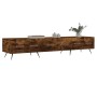 Smoked oak engineered wood TV cabinet 150x36x30 cm by vidaXL, TV Furniture - Ref: Foro24-829129, Price: 84,68 €, Discount: %