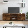 Smoked oak engineered wood TV cabinet 150x30x50 cm by vidaXL, TV Furniture - Ref: Foro24-829105, Price: 84,91 €, Discount: %