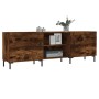 Smoked oak engineered wood TV cabinet 150x30x50 cm by vidaXL, TV Furniture - Ref: Foro24-829105, Price: 84,91 €, Discount: %