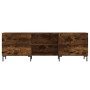 Smoked oak engineered wood TV cabinet 150x30x50 cm by vidaXL, TV Furniture - Ref: Foro24-829105, Price: 84,91 €, Discount: %