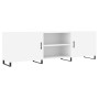 White engineered wood TV cabinet 150x30x50 cm by vidaXL, TV Furniture - Ref: Foro24-829116, Price: 117,35 €, Discount: %