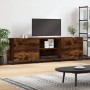 Mueble de TV madera de ingeniería roble ahumado 150x30x50 cm de vidaXL, Muebles TV - Ref: Foro24-829121, Precio: 115,02 €, De...