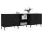 Mueble para TV madera de ingeniería negro 150x30x50 cm de vidaXL, Muebles TV - Ref: Foro24-829101, Precio: 98,84 €, Descuento: %