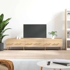 Mueble de TV madera de ingeniería roble Sonoma 150x36x30 cm de vidaXL, Muebles TV - Ref: Foro24-829143, Precio: 83,99 €, Desc...