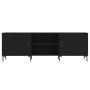 Mueble para TV madera de ingeniería negro 150x30x50 cm de vidaXL, Muebles TV - Ref: Foro24-829101, Precio: 98,84 €, Descuento: %