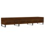 Engineered wood TV stand in brown oak, 150x36x30 cm by vidaXL, TV Furniture - Ref: Foro24-829179, Price: 116,29 €, Discount: %