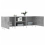 Mueble de TV madera de ingeniería gris hormigón 150x30x50 cm de vidaXL, Muebles TV - Ref: Foro24-829096, Precio: 93,84 €, Des...