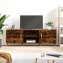 Smoked oak engineered wood TV cabinet 150x30x50 cm by vidaXL, TV Furniture - Ref: Foro24-829081, Price: 76,82 €, Discount: %