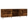 Smoked oak engineered wood TV cabinet 150x30x50 cm by vidaXL, TV Furniture - Ref: Foro24-829081, Price: 76,99 €, Discount: %