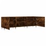 Smoked oak engineered wood TV cabinet 150x30x50 cm by vidaXL, TV Furniture - Ref: Foro24-829081, Price: 76,99 €, Discount: %