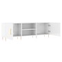 Hochglanzweißer TV-Schrank aus Holzwerkstoff, 150 x 30 x 50 cm von vidaXL, TV-Möbel - Ref: Foro24-829086, Preis: 100,95 €, Ra...