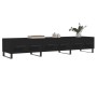 Black engineered wood TV cabinet 150x36x30 cm by vidaXL, TV Furniture - Ref: Foro24-829173, Price: 129,24 €, Discount: %