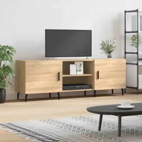 TV cabinet engineered wood Sonoma oak 150x30x50 cm by vidaXL, TV Furniture - Ref: Foro24-829111, Price: 86,21 €, Discount: %