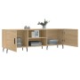 TV cabinet engineered wood Sonoma oak 150x30x50 cm by vidaXL, TV Furniture - Ref: Foro24-829111, Price: 86,99 €, Discount: %