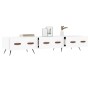 Engineered wood TV stand in white, 150x36x30 cm by vidaXL, TV Furniture - Ref: Foro24-829124, Price: 87,41 €, Discount: %