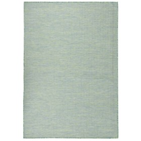 Outdoor flat weave turquoise rug 140x200 cm by vidaXL, Rugs - Ref: Foro24-340804, Price: 58,99 €, Discount: %