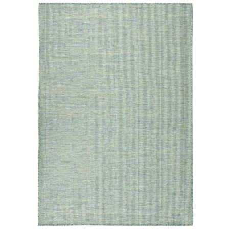 Outdoor flat weave turquoise rug 140x200 cm by vidaXL, Rugs - Ref: Foro24-340804, Price: 58,62 €, Discount: %