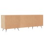 TV cabinet engineered wood Sonoma oak 150x30x50 cm by vidaXL, TV Furniture - Ref: Foro24-829071, Price: 78,31 €, Discount: %