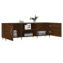 Brown oak engineered wood TV cabinet 150x30x50 cm by vidaXL, TV Furniture - Ref: Foro24-829083, Price: 100,68 €, Discount: %