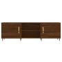 Brown oak engineered wood TV cabinet 150x30x50 cm by vidaXL, TV Furniture - Ref: Foro24-829083, Price: 100,68 €, Discount: %