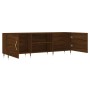 Brown oak engineered wood TV cabinet 150x30x50 cm by vidaXL, TV Furniture - Ref: Foro24-829083, Price: 100,68 €, Discount: %