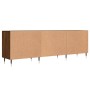 Brown oak engineered wood TV cabinet 150x30x50 cm by vidaXL, TV Furniture - Ref: Foro24-829083, Price: 100,68 €, Discount: %