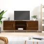 Brown oak engineered wood TV cabinet 150x30x50 cm by vidaXL, TV Furniture - Ref: Foro24-829091, Price: 99,99 €, Discount: %