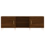 Brown oak engineered wood TV cabinet 150x30x50 cm by vidaXL, TV Furniture - Ref: Foro24-829091, Price: 99,99 €, Discount: %