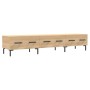 Sonoma oak engineered wood TV cabinet 150x36x30 cm by vidaXL, TV Furniture - Ref: Foro24-829159, Price: 92,25 €, Discount: %