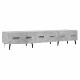 Mueble para TV madera de ingeniería gris hormigón 150x36x30 cm de vidaXL, Muebles TV - Ref: Foro24-829168, Precio: 74,29 €, D...