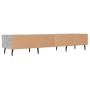 Mueble para TV madera de ingeniería gris hormigón 150x36x30 cm de vidaXL, Muebles TV - Ref: Foro24-829168, Precio: 74,29 €, D...