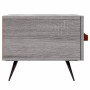 Engineered wood TV stand in Sonoma gray, 150x36x30 cm by vidaXL, TV Furniture - Ref: Foro24-829130, Price: 87,41 €, Discount: %