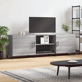 Mueble para TV madera de ingeniería gris Sonoma 150x30x50 cm de vidaXL, Muebles TV - Ref: Foro24-829122, Precio: 126,99 €, De...