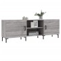 Sonoma gray engineered wood TV cabinet 150x30x50 cm by vidaXL, TV Furniture - Ref: Foro24-829106, Price: 90,99 €, Discount: %