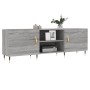 Sonoma gray engineered wood TV cabinet 150x30x50 cm by vidaXL, TV Furniture - Ref: Foro24-829082, Price: 80,85 €, Discount: %