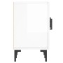 Mueble de TV madera de ingeniería blanco brillante 150x30x50 cm de vidaXL, Muebles TV - Ref: Foro24-829102, Precio: 93,16 €, ...