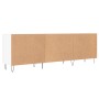 Mueble para TV madera de ingeniería blanco 150x30x50 cm de vidaXL, Muebles TV - Ref: Foro24-829092, Precio: 87,16 €, Descuent...