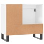 Armario de baño madera contrachapada blanco 65x33x60 cm de vidaXL, Tocadores de baño - Ref: Foro24-831612, Precio: 86,99 €, D...