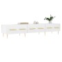 White engineered wood TV cabinet 150x36x30 cm by vidaXL, TV Furniture - Ref: Foro24-829140, Price: 89,37 €, Discount: %