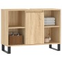 Sonoma oak engineered wood bathroom cabinet 80x33x60 cm by vidaXL, bathroom vanities - Ref: Foro24-831639, Price: 68,70 €, Di...