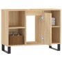 Sonoma oak engineered wood bathroom cabinet 80x33x60 cm by vidaXL, bathroom vanities - Ref: Foro24-831639, Price: 68,70 €, Di...