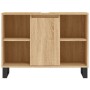 Sonoma oak engineered wood bathroom cabinet 80x33x60 cm by vidaXL, bathroom vanities - Ref: Foro24-831639, Price: 68,70 €, Di...