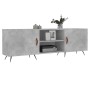 Concrete gray engineered wood TV cabinet 150x30x50 cm by vidaXL, TV Furniture - Ref: Foro24-829072, Price: 79,18 €, Discount: %