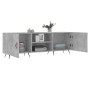 Concrete gray engineered wood TV cabinet 150x30x50 cm by vidaXL, TV Furniture - Ref: Foro24-829072, Price: 79,18 €, Discount: %