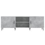 Concrete gray engineered wood TV cabinet 150x30x50 cm by vidaXL, TV Furniture - Ref: Foro24-829112, Price: 86,21 €, Discount: %