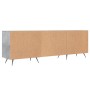 Concrete gray engineered wood TV cabinet 150x30x50 cm by vidaXL, TV Furniture - Ref: Foro24-829072, Price: 79,18 €, Discount: %