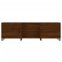 Brown oak engineered wood TV cabinet 150x30x50 cm by vidaXL, TV Furniture - Ref: Foro24-829123, Price: 117,91 €, Discount: %