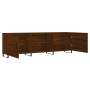 Brown oak engineered wood TV cabinet 150x30x50 cm by vidaXL, TV Furniture - Ref: Foro24-829123, Price: 117,91 €, Discount: %